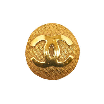 CHANEL Cocomark Brooch Gold Plated Ladies