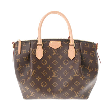 LOUIS VUITTON Monogram Turen PM Brown M48813 Women's Canvas Handbag