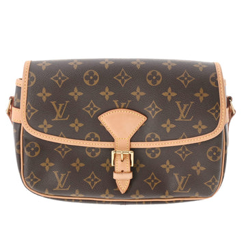 LOUIS VUITTON Monogram Sologne Brown M42250 Women's Canvas Shoulder Bag