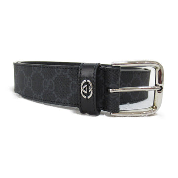GUCCI Wide belt Black leather 67392192TIN100095