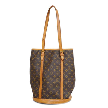 LOUIS VUITTON Shoulder Bag Monogram Bucket GM M42236 Brown Ladies