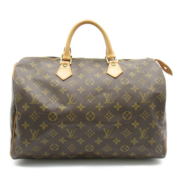 LOUIS VUITTON Speedy 35 Brown Monogram PVC coated canvas M41524