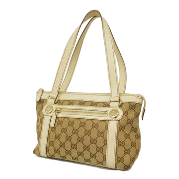 GUCCIAuth  GG Canvas Handbag 152458 Women's Beige