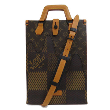 LOUIS VUITTON N40355 Mini Tote NIGO Collaboration Damier Giant Monogram Handbag Canvas/Damier Women's