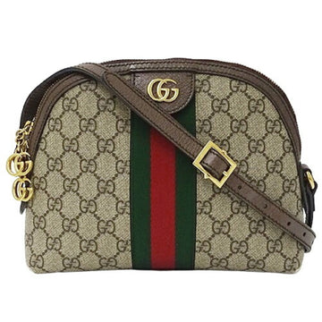 GUCCI Bag Women's Shoulder Ophidia GG Supreme Brown Beige 499621 Crossbody