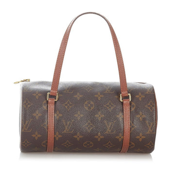 Louis Vuitton Monogram Old Papillon 26 Handbag M51366 Brown PVC Leather Ladies LOUIS VUITTON