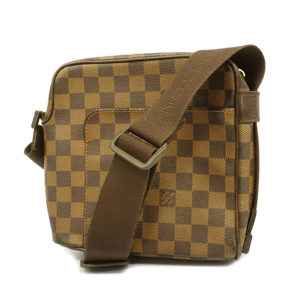 Louis Vuitton Olav PM N41442 Damier Ebene Canvas Crossbody Bag Brown