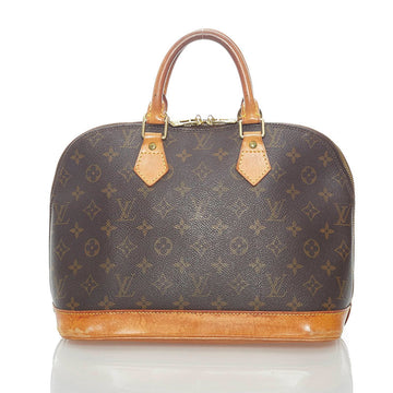 Louis Vuitton Alma PM Handbag M51130 Brown PVC Leather Ladies LOUIS VUITTON