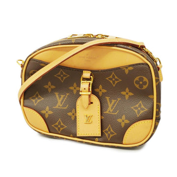 LOUIS VUITTON Shoulder Bag Monogram Deauville Mini M45528 Brown Ladies