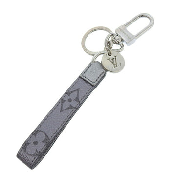 LOUIS VUITTON Taigarama Portocre Slim Dragonne Keychain M77157 Silver Men's