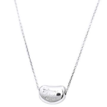 TIFFANY Bean Necklace Silver Peretti Ag 925 &Co. 11mm Women's Pendant
