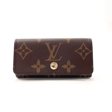 LOUIS VUITTON Multicle 4 Key Case Monogram Canvas  M69517 Unisex Brown