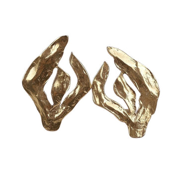 YVES SAINT LAURENT Earrings Metal Ladies Gold