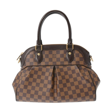 LOUIS VUITTON Damier Trevi PM Brown N51997 Women's Canvas Handbag