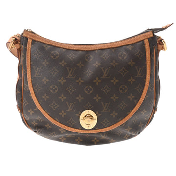 LOUIS VUITTON Monogram Turam GМ Brown M40075 Women's Canvas Shoulder Bag