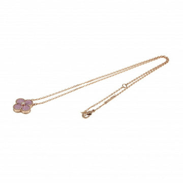 VAN CLEEF & ARPELS Vintage Alhambra 2021 Holiday Collection Necklace/Pendant K18PG Pink Gold