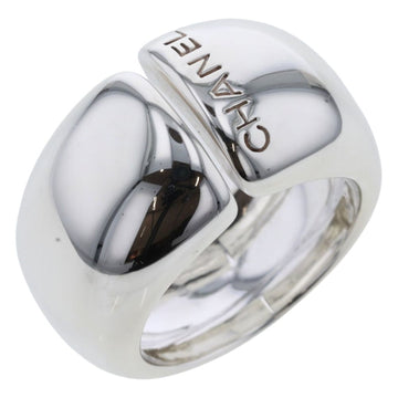 CHANEL Ring Wide Silver 925 Upper No. 10 Lower 12 Women's