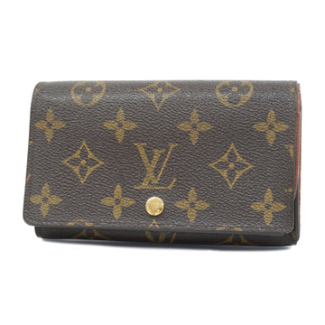 LOUIS VUITTONAuth  Monogram Porto Monevier Tresor M61730 Wallet [bi-fold]