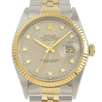 ROLEX Datejust Gray Dial Horikon Computer 10P Diamond 16013G 9 2023/01