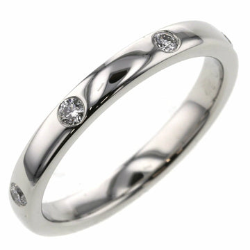 Chaumet Ring Eternal Ribbon 7P Width Approx. 2.5mm Platinum PT950 Diamond No. 8.5 Ladies