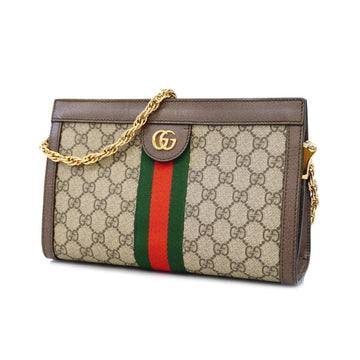 GUCCIAuth  Ophidia Shoulder Bag 503877 Women's GG Supreme Beige