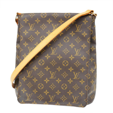 LOUIS VUITTON Shoulder Bag Monogram Musette M51256 Brown Ladies