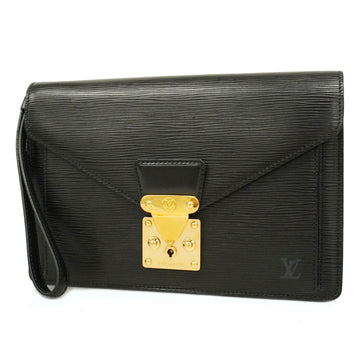 LOUIS VUITTONAuth  Epi Serie Dragonne M52612 Women's Clutch Bag Noir