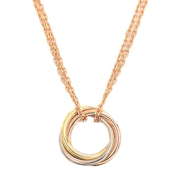 CARTIER Trinity Necklace Three Color Gold K18PG YG WG B72182