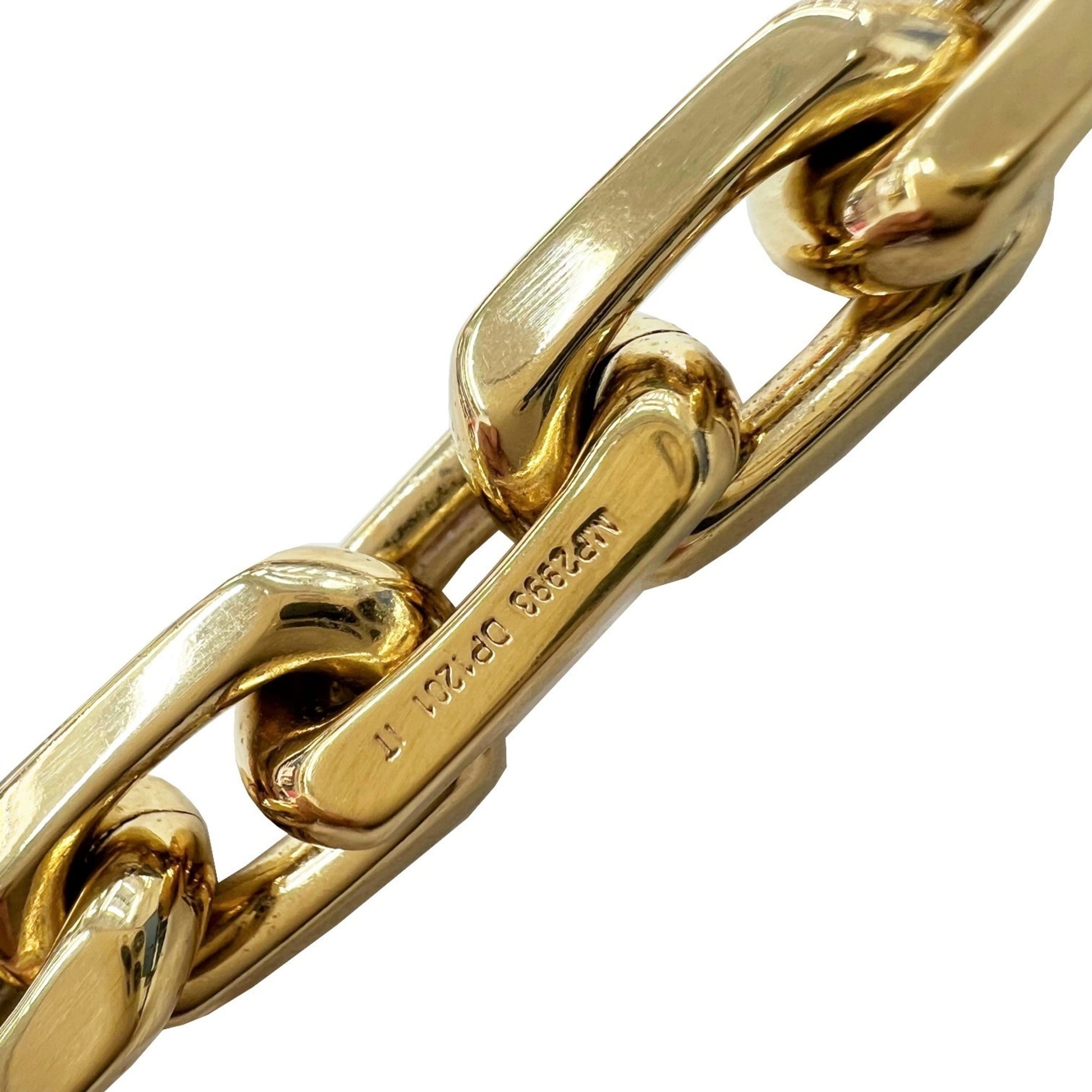 Louis Vuitton Collier Lv Edge Cadena Necklace Mp2993 Gold 12201