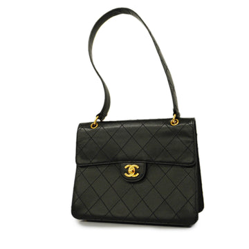 CHANELAuth  Matelasse Shoulder Bag Women's Caviar Leather Shoulder Bag Black