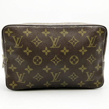 LOUIS VUITTON True Toilet M47524 Monogram Canvas Pouch Second Bag Men Women