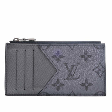 LOUIS VUITTON Taigarama Coin Card Holder Case M30839 Silver Men's