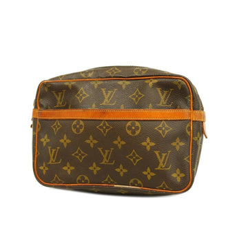 LOUIS VUITTON Clutch Bag Monogram Compiegne 23 M51847 Brown Ladies