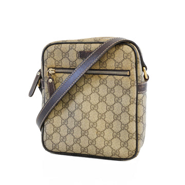 Gucci Shoulder Bag GG Supreme 233268 Beige Gold metal