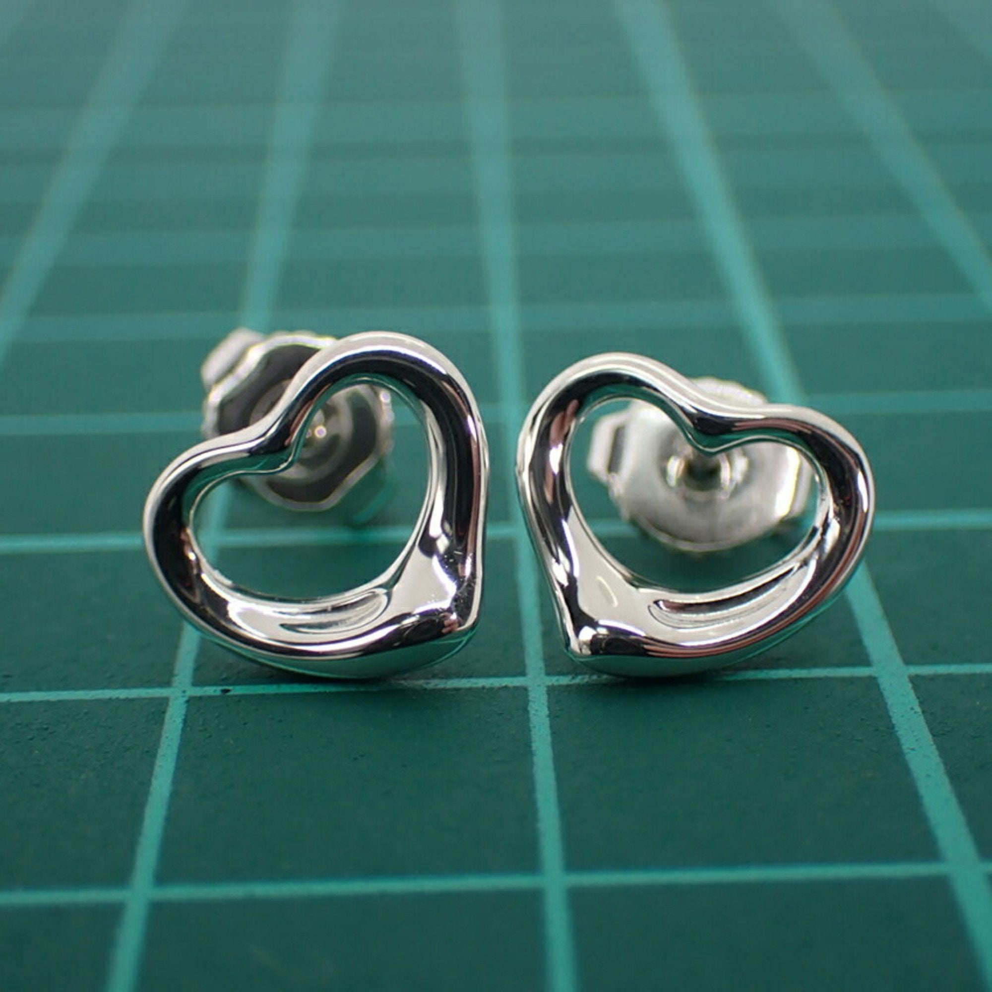 Tiffany silver sale heart earrings