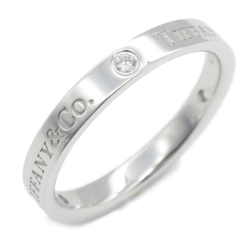 TIFFANY&CO Flat band ring Ring Silver Pt950Platinum Silver