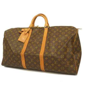 LOUIS VUITTONAuth  Monogram Keepol 55 M41424 Men,Women,Unisex Boston Bag