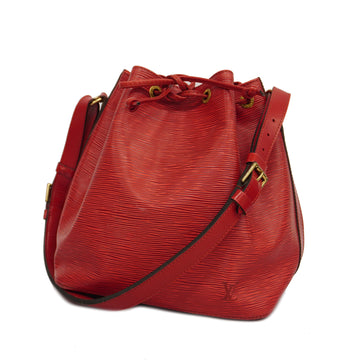 LOUIS VUITTONAuth  Epi Petit Noe M44107 Women's Shoulder Bag Castilian Red