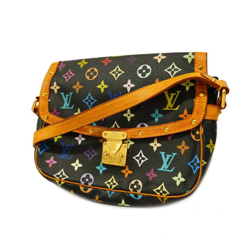 LOUIS VUITTONAuth  Monogram Multicolore Sologne M92639 Women's Shoulder Bag Noir