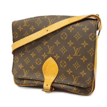 LOUIS VUITTON Shoulder Bag Monogram Cartesiere M51252 Brown Ladies