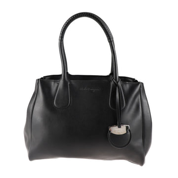 SALVATORE FERRAGAMO Nolita tote bag GG-21 E605 leather black handbag shoulder