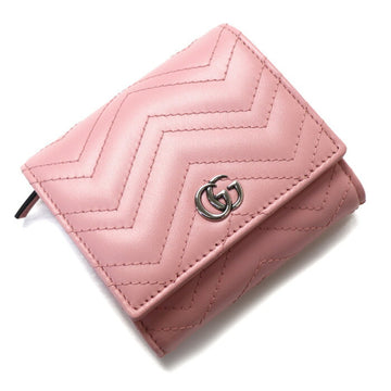 GUCCI GG Marmont Bifold Wallet Pink 598629 DTD1P 5815 Women's