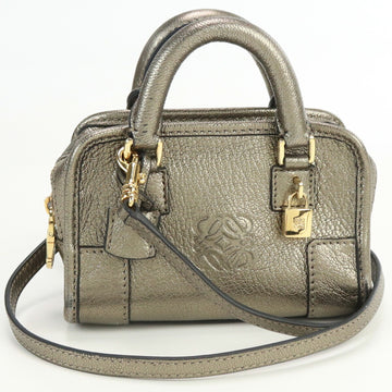 LOEWE Amazona Micro Handbag Leather Ladies