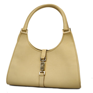 GUCCIAuth  Jackie Shoulder Bag 002 1067 Women's Leather Shoulder Bag Beige