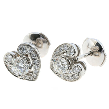 Cartier Your Mine 0.34ct Diamond Women's Earrings Pt950 Platinum