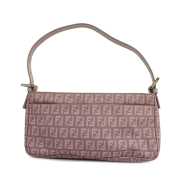 FENDIAuth  Zucchino Handbag Women's Canvas Handbag Purple