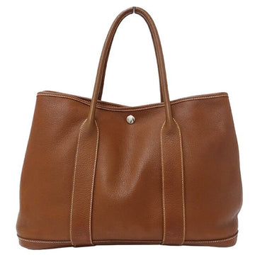 HERMES Bag PM Women's Garden Tote Negonda Marron Brown L Engraved