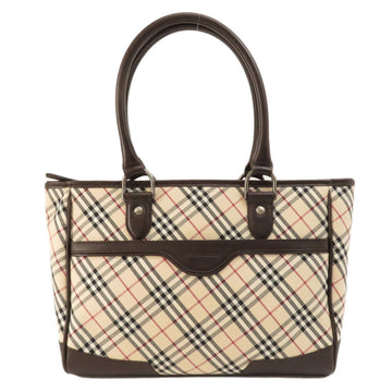 BURBERRY Nova Check Tote Bag Canvas Ladies