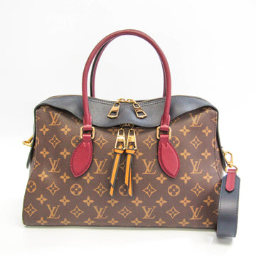 LOUIS VUITTON Monogram Tuileries Tote M43439 Women's Handbag,Shoulder Bag Bordeaux,Monogram,Navy