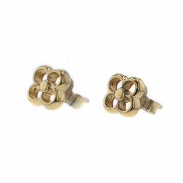 Louis Vuitton Earrings Monogram Flower Full GP Women's LOUIS VUITTON